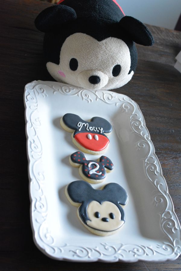 Of course a stuffed Mickey Tsum Tsum had to be included in this picture. 